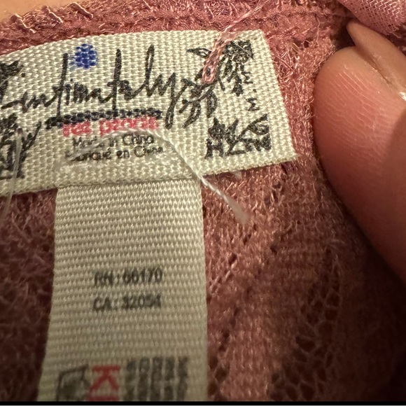 Free People Intimately Lace Rosette Bodysuit- Size Med - Picture 5 of 5